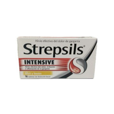 STREPSILS INTENSIVE MIEL-LIMON 8.75MG CAJA X 16 TABLETAS